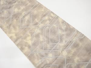 亀甲模様織り出し袋帯